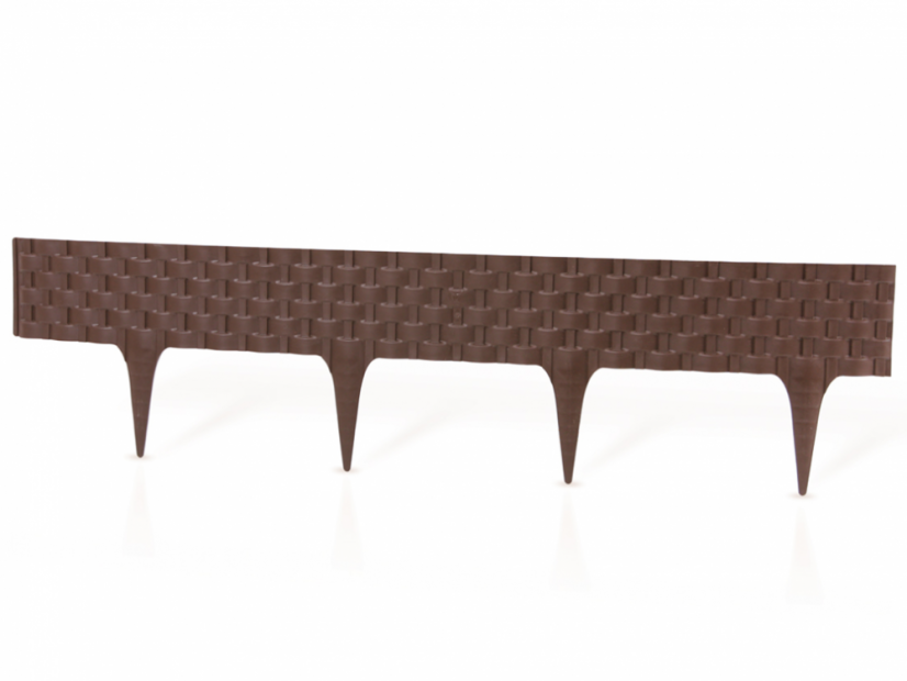 Covergarden Rattan kerti szegély barna