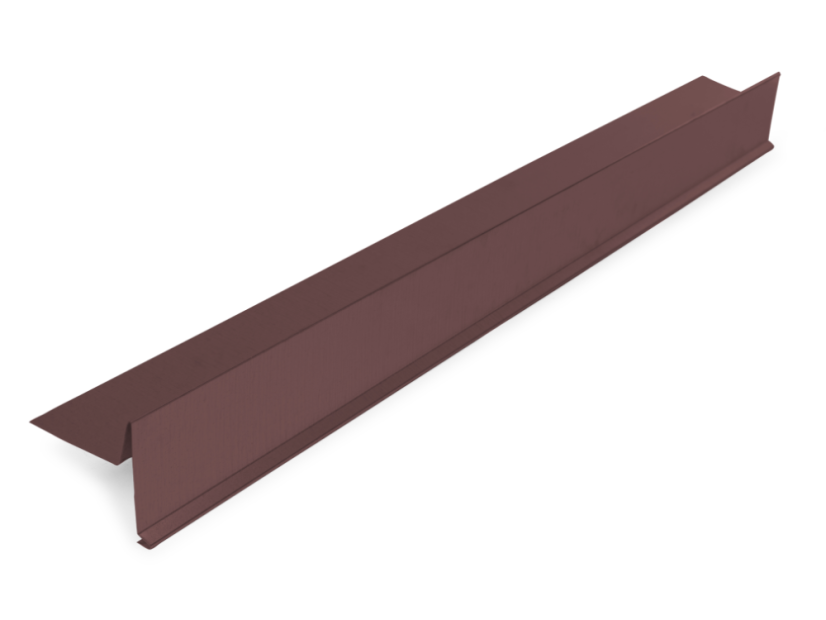 Štítové lemovanie UNI bez vodnej drážky - Rozmer: 0,45 x 1200 mm, Farba: RAL 7024 grafit