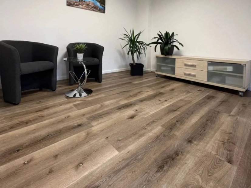 Pavimento vinilico SPC Rigid Calgary - Dimensione: 1230 x 180 x 5 mm