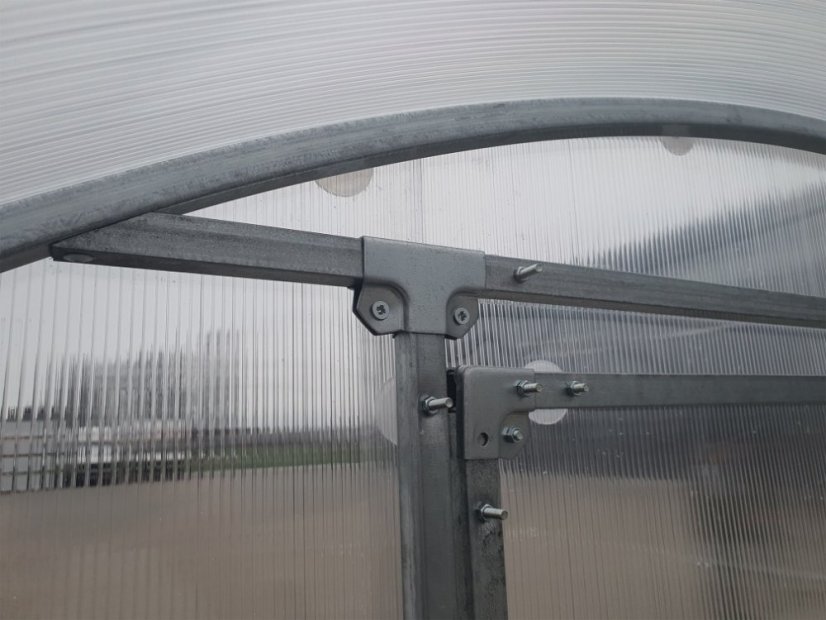 Seră de grădină din policarbonat Easy - Variantă: 4 mm, Dimensiune: 8 x 3 m