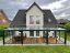 Pergola RAL 7016 s bočními stěnami a posuvnými dveřmi