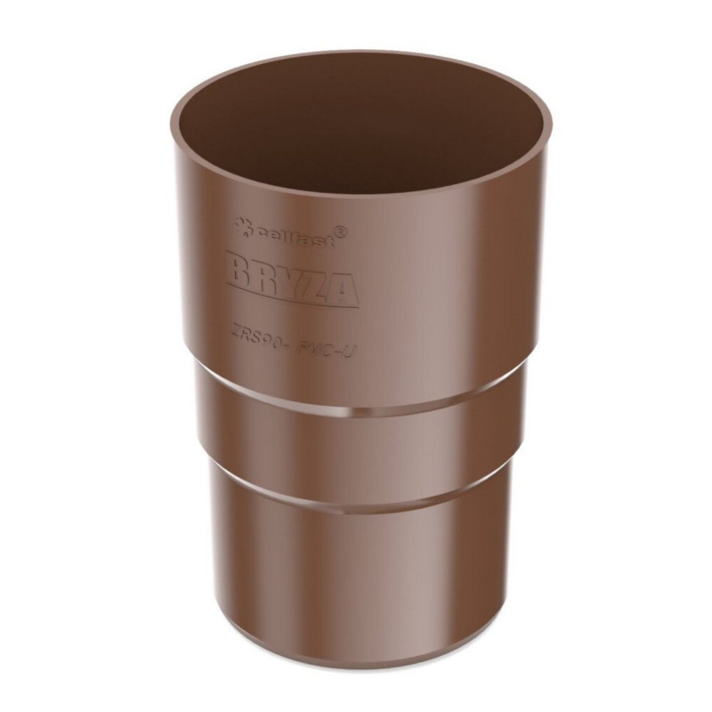 Fallrohrverbinder aus Kunststoff 90 mm - Farbe: Anthrazit