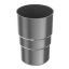 Raccord en PVC pour tube de descente 63 mm - Couleur: marron