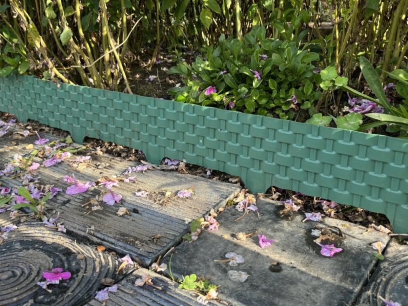 Covergarden Rattan kerti szegély - Szín: zöld