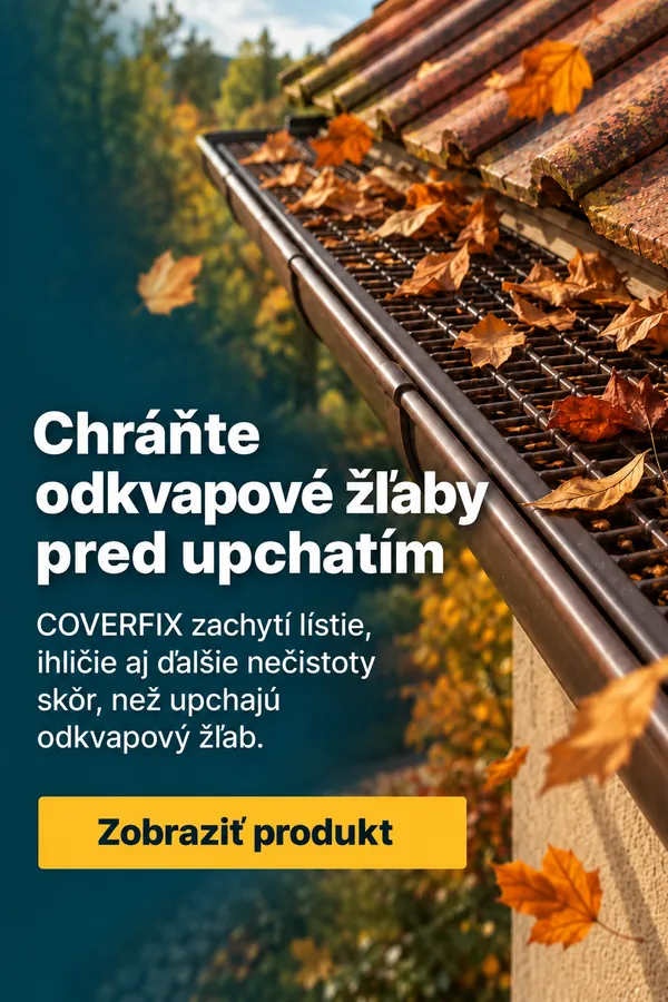 COVERFIX Odkvapový lapač nečistôt