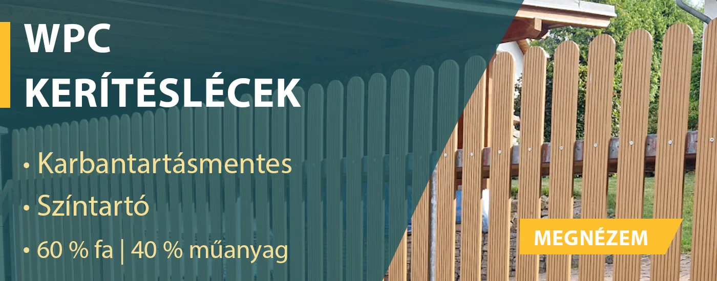 WPC kerítéslécek