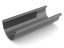 Canale di gronda PVC 100 mm - Colore: antracite, Dimensione: 2 m x 100 mm