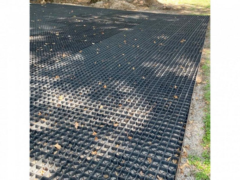 Rasengitter aus Kunststoff Covergrid 900 - Farbe: Schwarz