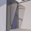 Seitenteil L-160 - Farbe: Anthrazit / Transparent, Variante: Links