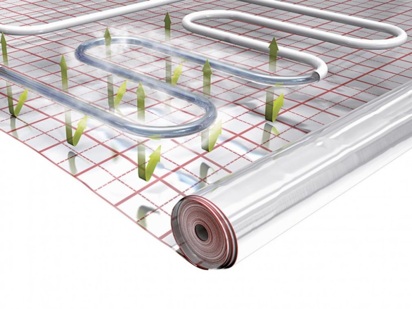 Reflex Hotfloor vloerverwarmingsfolie - Afmeting: 1 x 50 m