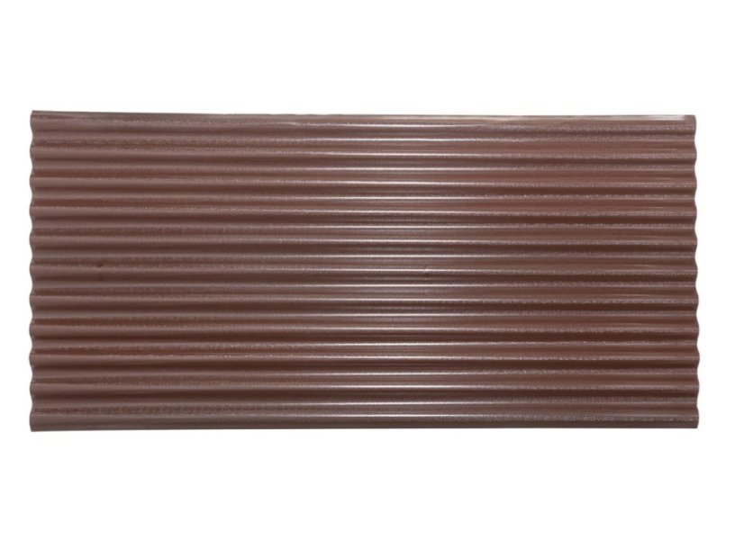 Vlnitá PVC střešní krytina Onduma hnědá