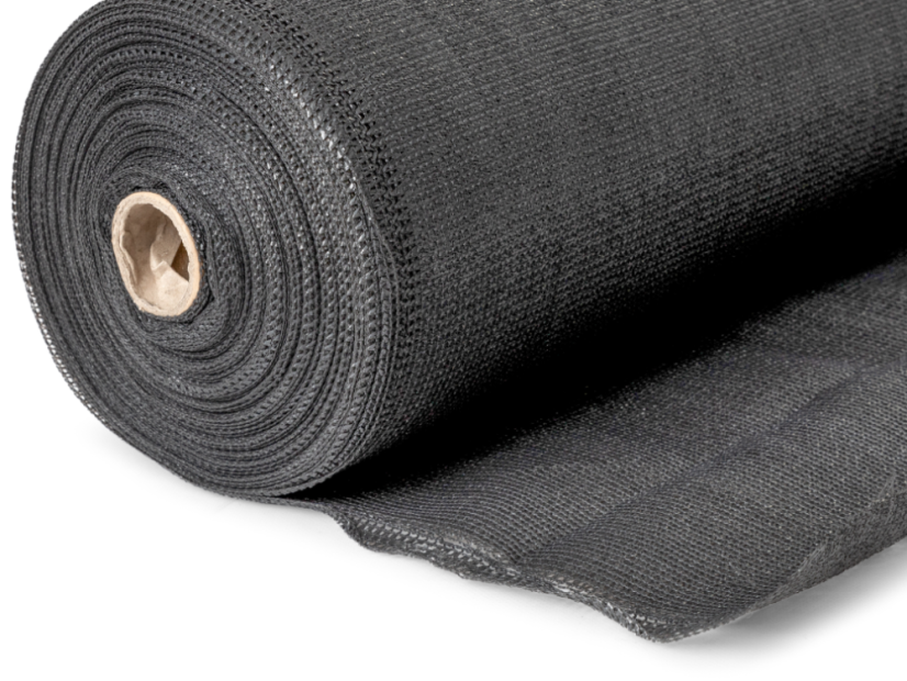 Siatka cieniująco osłonowa 90% szara - Rozmiar: 1 x 100 m