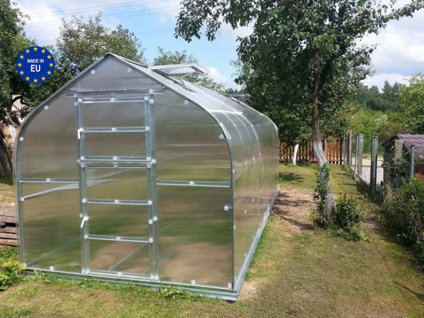 Záhradný skleník z polykarbonátu Standard - Varianta: PROFI 2 x 2,5 m