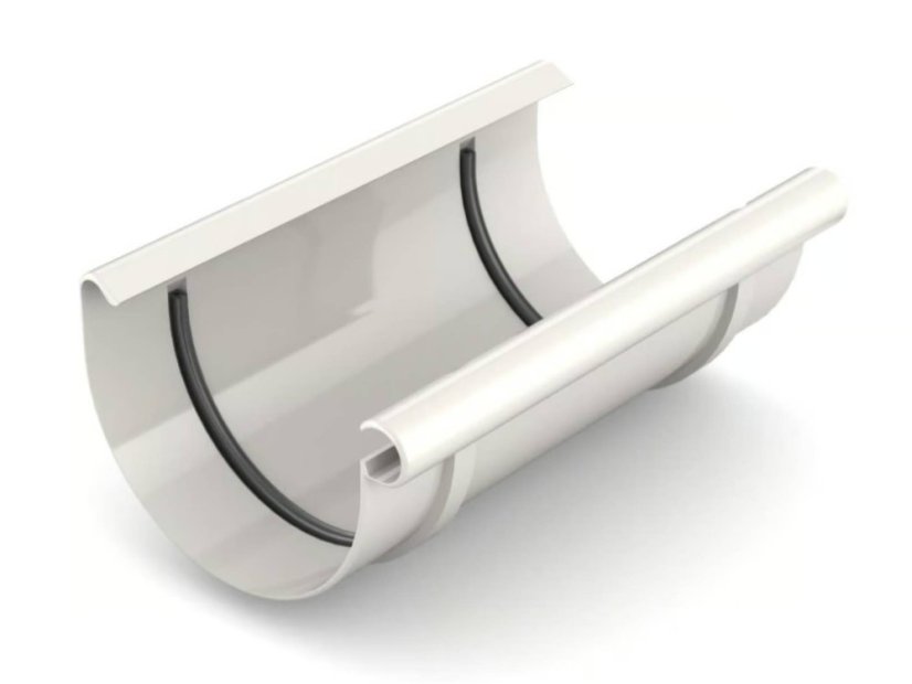 Giunto per grondaia PVC 100 mm - Colore: marrone