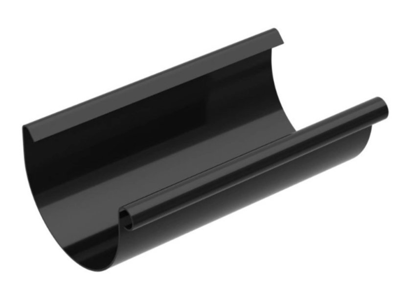 Jgheab de scurgere din PVC 75 mm - Culoare: antracit