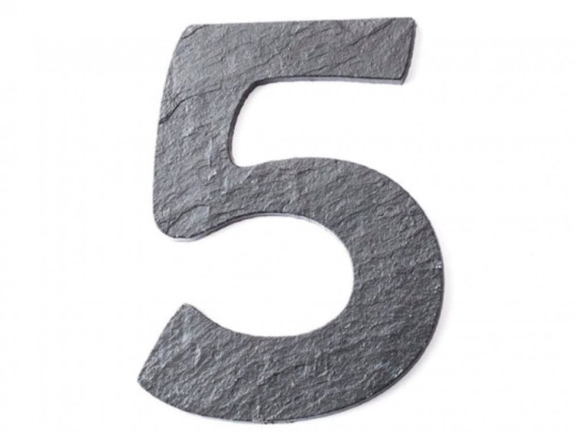 Număr de casă din ardezie mic