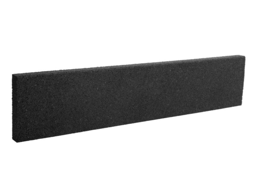 Bordo in gomma - Colore: nero