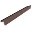 Margine de copertină UNI cu canal de apă - Culoare: RAL 8017 maro, Dimensiune: 0,45 x 1200 mm