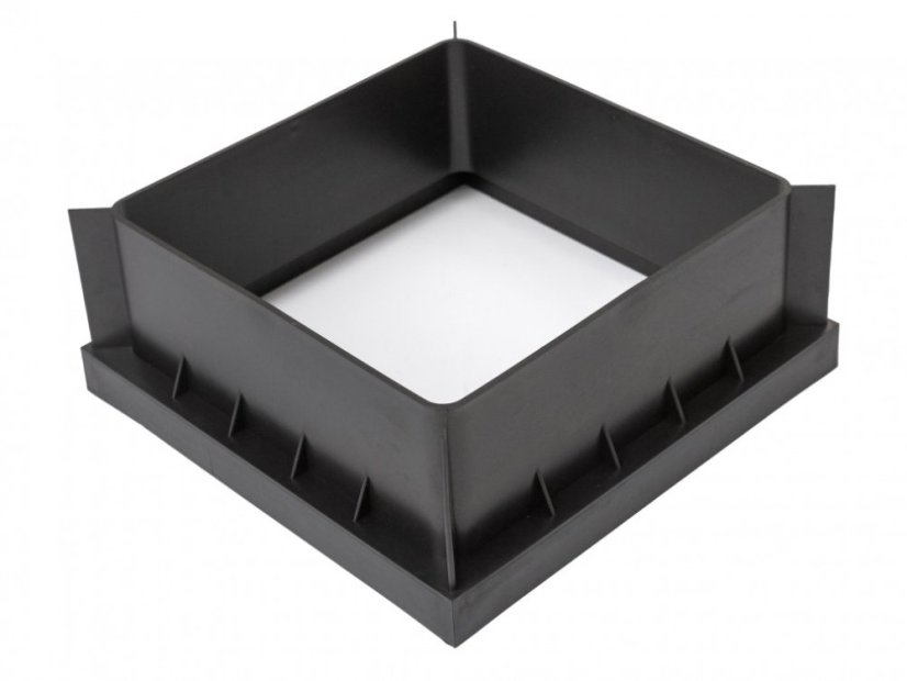 Nástavec na dvorní vpusť - Rozměr: 250 x 250 x 100 mm
