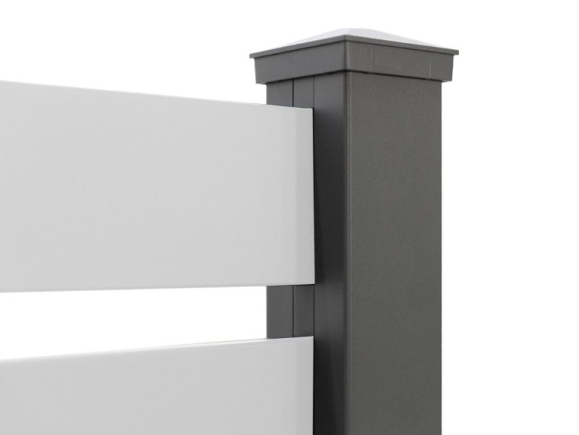 Aluminium schuttingpaal