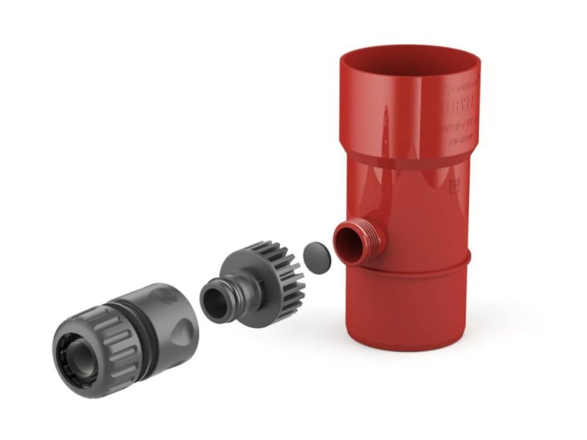 Regendieb aus Kunststoff 90 mm - Farbe: Braun