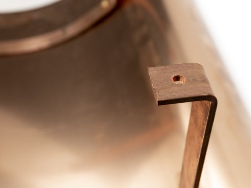 Schoorsteenkap Napoleon – koper - Afmeting: 700 x 670 mm