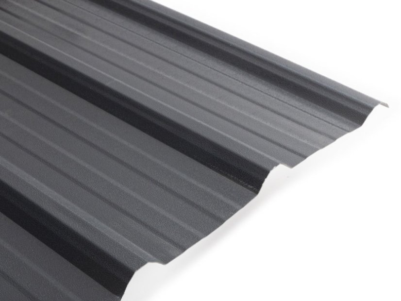 Lastra trapezoidale in PVC T25 antracite