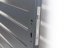 Aluminium schuttingpoort met lamellen - Afmeting: 1000 x 1500 mm