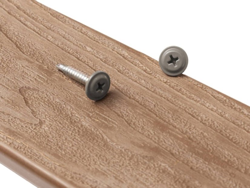 Zelftappende schroef voor composiet schuttingplanken - Kleur: original wood, Verpakking (stuks): 250