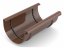 Koppelstuk voor PVC dakgoten 125 mm - Kleur: antraciet