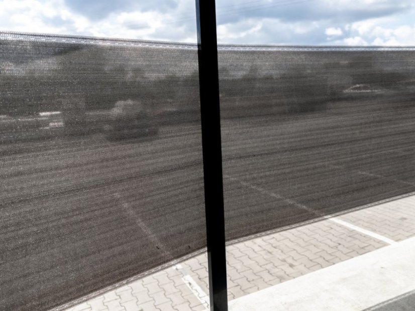 Malla de sombreo 90% gris - Dimensión: 1,5 x 100 m