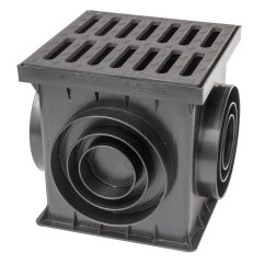 Revisionsschacht mit Gussrost