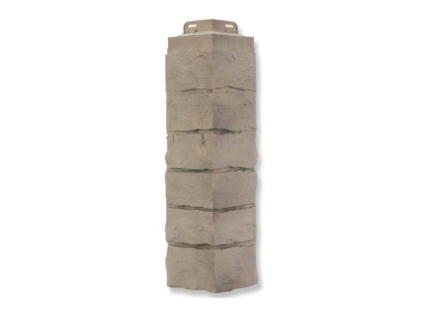 Außeneckelement Stacked Stone - Farbe: terra