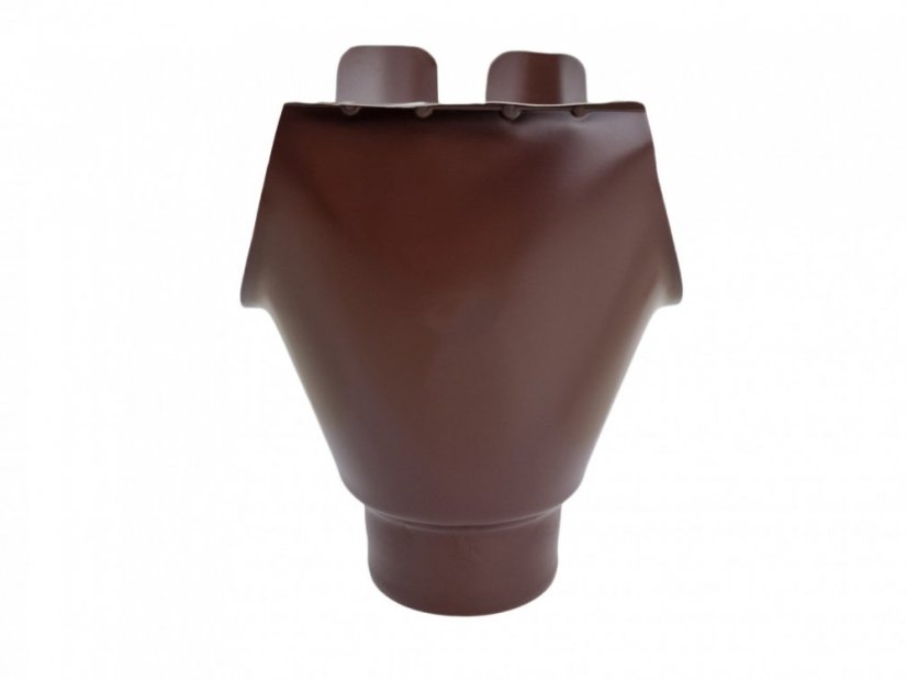 Farbiger Rinnenstutzen Stahl 250 mm - Farbe: RAL 7016 Anthrazit