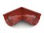 Angolo per canale di gronda PVC 75 mm - Colore: nero, Variante: esterno