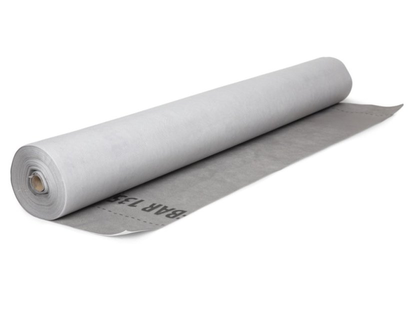Membrane de sous-toiture perméable à la vapeur Difbar - Variante: 135 S, Taille: 1,5 x 25 m