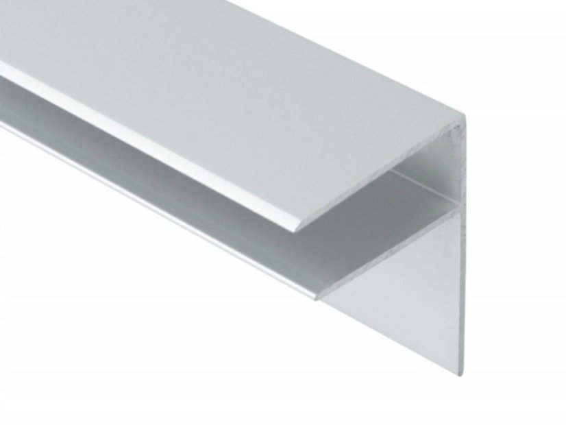 Ukončovací profil ALU-F přírodní - Rozměr: 6000 x 16 mm