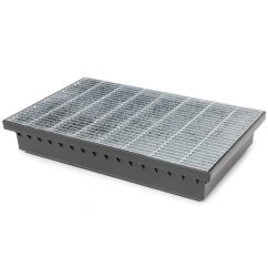 Eingangsmatte mit verzinktem Gitterrost