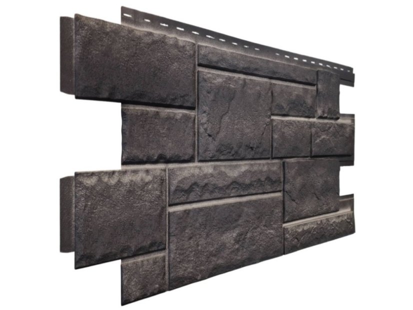 Fassadenverkleidung Cut Stone - Farbe: Smoke White