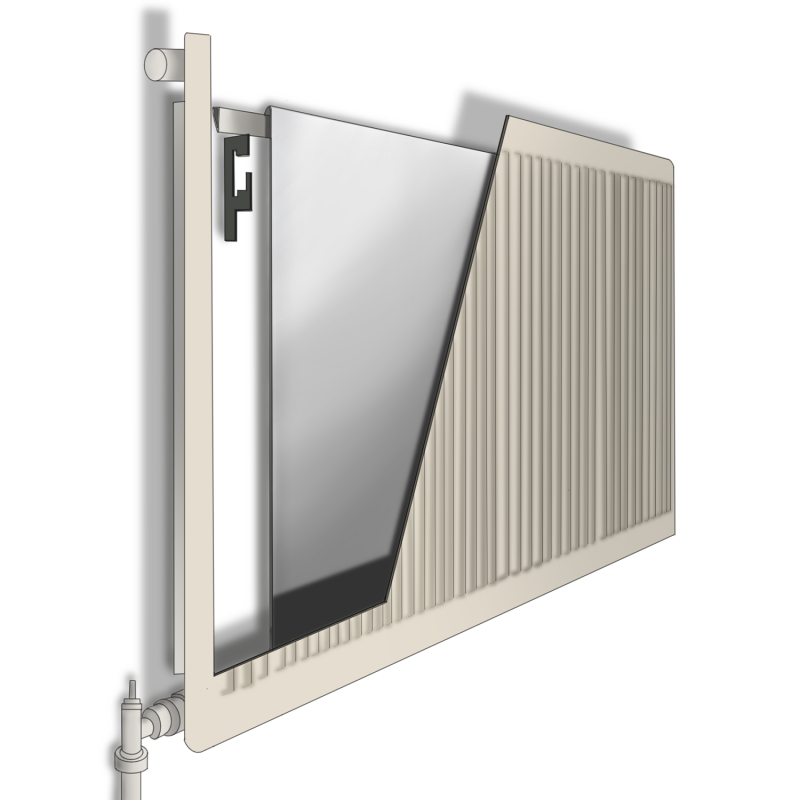 Odrazová fólie za radiátor Heatreflect (set pro 3 radiátory) - Rozměr: 1,2 x 2,5 m