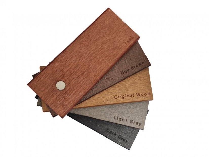 Terasové prkno WPC Technodeck Strong plné | 2 m - Barva: teak
