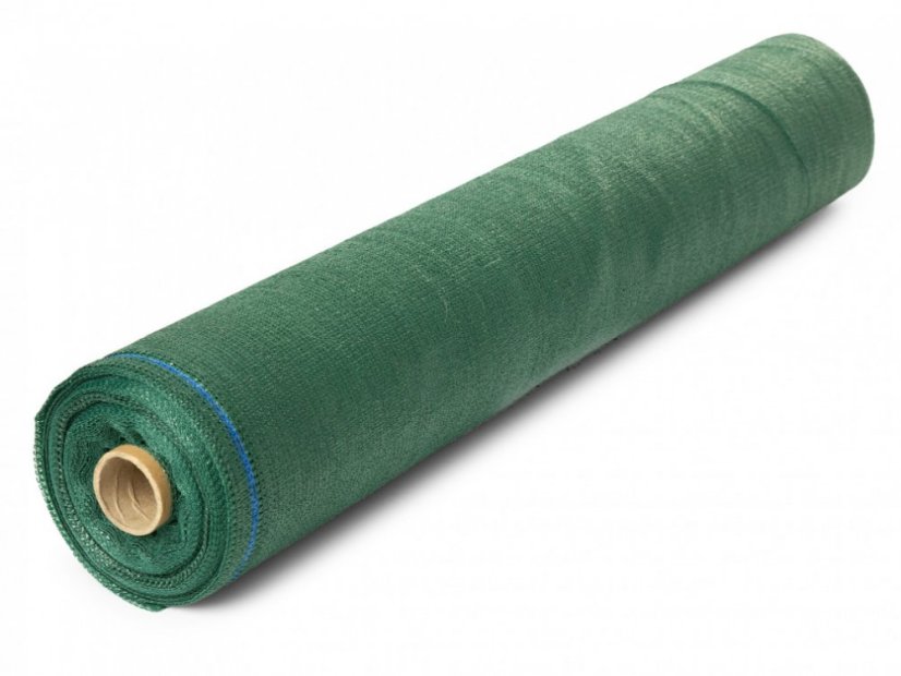 Schattiernetz 90% grün - Größe: 1 x 25 m