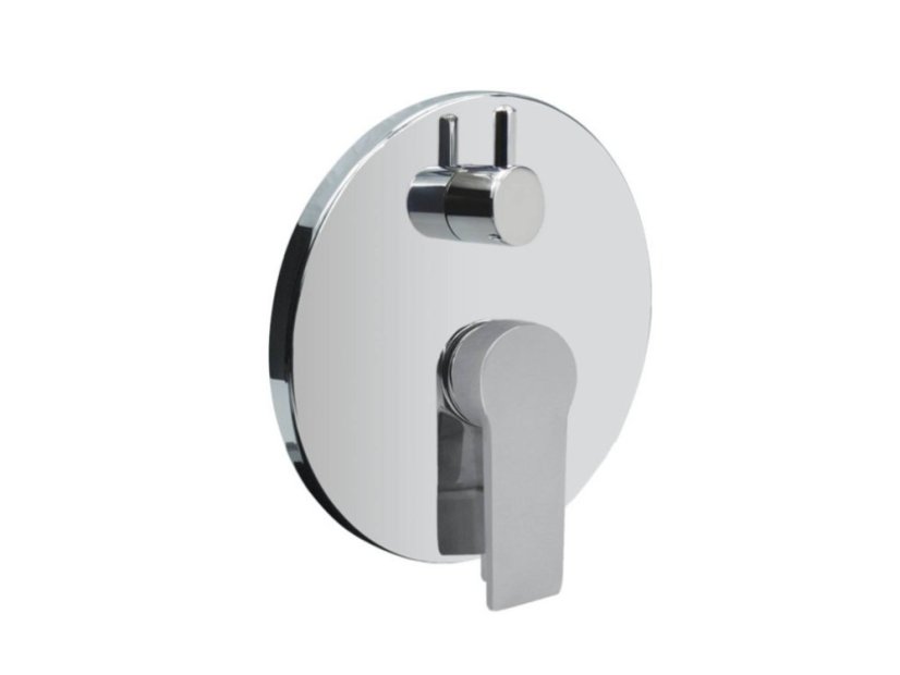 Sprchová podomítková baterie Dita s přepínačem - Varianta: Hranatá