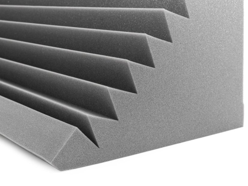 Professioneller Basstrap aus Akustikschaum detail