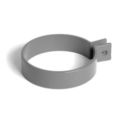 PVC scharnierbeugel met moer 63 mm