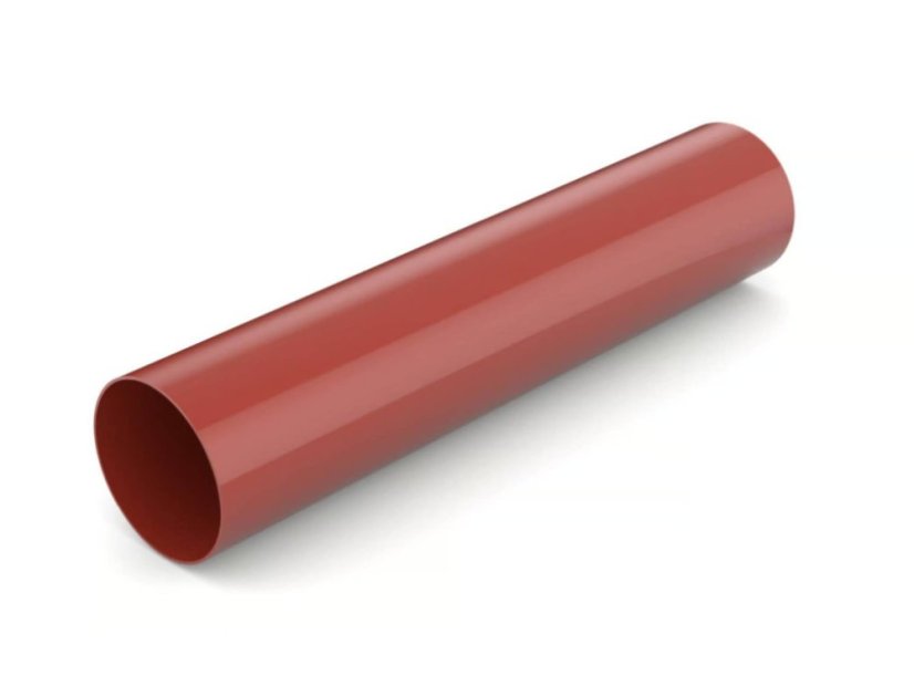 Bajante de PVC 63 mm - Color: marrón