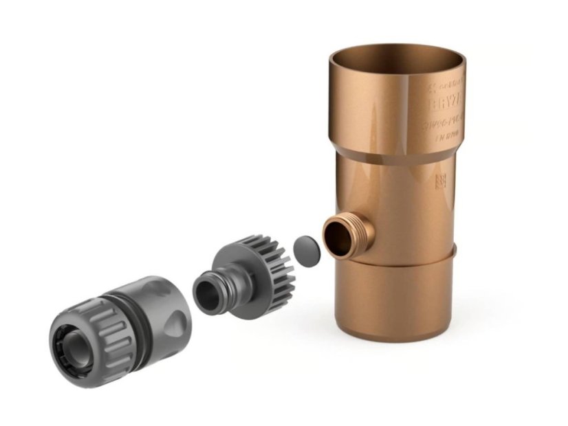 Regendieb aus Kunststoff 90 mm - Farbe: Braun