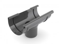 Rinnenstutzen aus Kunststoff 125 mm