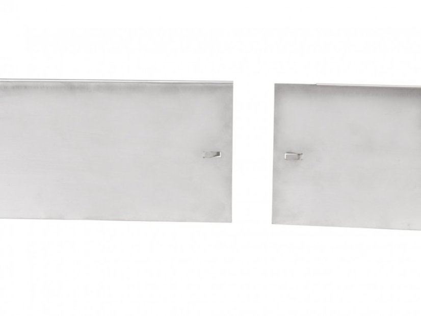 Obrzeże ogrodowe ze stali nierdzewnej - Rozmiar: 140 x 2000 x 0,5 mm