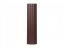 Plechová plotovka Sicuro rovná - Rozměr: 125 x 11,5 x 1,8 cm, Barva: hnědá